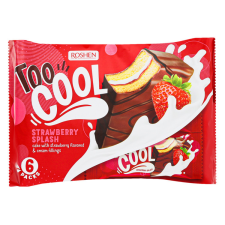 Too Cool Strawberry Splash eper ízű krémmel töltött piskóta - 270 g csokoládé és édesség