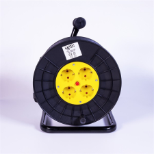 TOO CRB-4250 4 aljzat 25 méter 3x1.5mm2 fekete kábeldob kábel és adapter