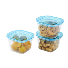 TOO KT-076 280ml Műanyag ételtároló doboz készlet (3 db / csomag) (KT-076) uzsonnás doboz