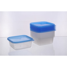 TOO KT-151 7db-os négyzetes 600ml-es ételtároló doboz szett papírárú, csomagoló és tárolóeszköz