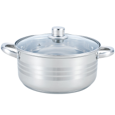 TOO KT-215 20cm Fazék fedővel - Ezüst (KT-215) sütés és főzés