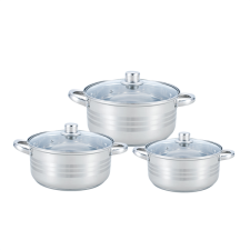 TOO KT-223 2L, 2.5L, 3L-es fedővel konyhai edénykészlet edény