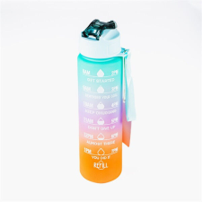  TOO KT-398 900ml-es színátmenetes motivációs kulacs idézetekkel és időskálával kulacs, kulacstartó
