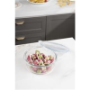 TOO KT-90 üveg 950 ml-es kerek ételtároló csatolható műanyag tetővel (KT-90)