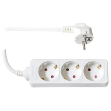 TOO PSW-350 Elosztó 3 aljzat 5m fehér hosszabbító, elosztó