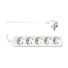 TOO PSW-530 5 aljzat 3 méter 3x1.5mm2 fehér elosztó hosszabbító, elosztó