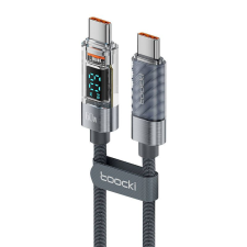 Toocki töltőkábel USB-C - USB-C 60W 1m szürke (TXCTT 1-XY01) (TXCTT 1-XY01) mobiltelefon kellék