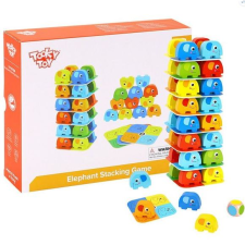 Tooky Toy : Elefánttorony ügyességi játék (TKF070) (TKF070) társasjáték