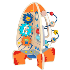 Tooky Toy Fa rakéta activity játék készségfejlesztő