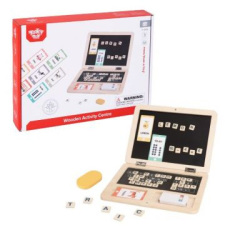 Tooky Toy : hordozható mágneses rajztábla betűkkel és számokkal kreatív és készségfejlesztő