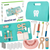  Tooky Toy kis fogorvos készlet - orvosi bőrönd 19 darabos FSC
