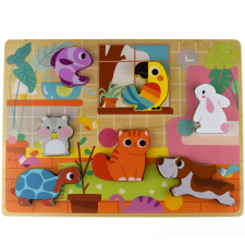Tooky Toy magasított háziállatos puzzle puzzle, kirakós