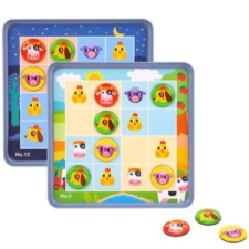 Tooky Toy : mágneses sudoku fém dobozban - élet a farmon társasjáték