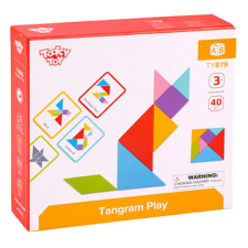 Tooky Toy : tangram játék, fa társasjáték