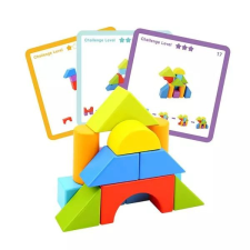 Tooky Toy : Várépítő logikai játék fából társasjáték
