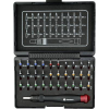 Toolcraft Mikro bit készlet 31részes racsnis csavarhúzóval Toolcraft 809204 (809204)