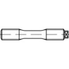 Toolcraft Szegcsavar, M12 90 mm DIN 2510 1 db 137541 (137541) barkácsolás, csiszolás, rögzítés