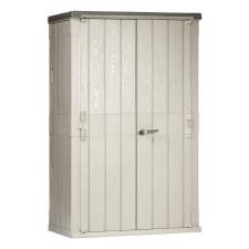 Toomax Stora way high beige 1670 literes beltéri-kültéri műanyag szekrény - bézs kerti tárolás