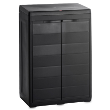 Toomax TOOMAX ELEGANCE S BLACK BELTÉRI-KÜLTÉRI MŰANYAG SZELEKTÍV HULLADÉKRENDSZEREZŐ TÁROLÓ - FEKETE kerti tárolás