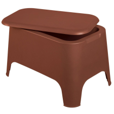 Toomax Toomax Petra műanyag asztal + tároló - terracotta kerti bútor