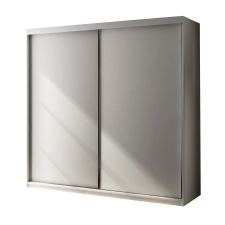  TOP B-25 Tolóajtós Szekrény 200x200x62 - Feher bútor