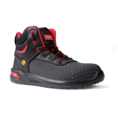 TOP Bakancs S1P ESD SRC kompozit orrmerevítő kevlár talplemez TOP HEXA MID, fekete, 47