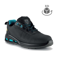 TOP ELITE munkavédelmi cipő S3 WR ESD SRC, kompozit orrmerevítő TOP ELITE MERLIN LOW, fekete, 46