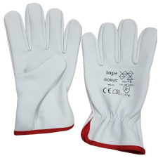  TOP GORUC kecskebőr védőkesztyű, gumírozott mandzsetta védőkesztyű