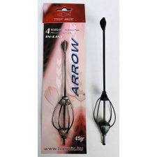 TOP MIX Négybordás arrow method feeder kosár, 45g horgászkiegészítő
