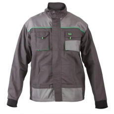 TOP Munkakabát (65%poliészter 35%pamut) TOP GREEN JACKET, szürke, M