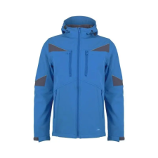TOP Munkakabát softshel vízálló (94%poliészter 6%elasztán) TOP NOVA, kék, 4XL munkaruha