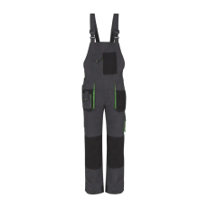 TOP Nadrág kantáros (100%pamut) TOP GREEN 100 BIBPANTS, green, XXL