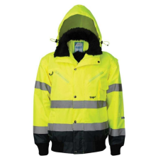 TOP Pilóta dzseki 4:1 (100%poliészter) TOP HAWK FLUO, fluo srága/sötétkék, 4XL