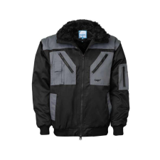 TOP Pilóta Dzseki 4:1 (60%pamut) TOP FALCON 2, fekete/szürke, 4XL munkaruha
