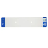 TOP PLAQ műanyag csík PVC rendszámtáblához (autó méret 520x110) - Dept 49 - Európa (darabra) TOP PLAQ  Vázak, idomok, kiegészítők Rendszámtábla tartók