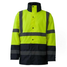 TOP Télikabát jólláthatósági vízhatlan (100%poliészter) TOP EAGLE Y, fluo srága, 4XL
