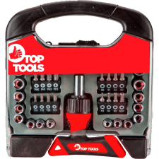 Top Tools Csavarhúzóhegyek Markolattal 44 db (39D200) szerszám kiegészítő