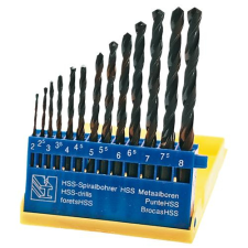 Top Tools Csigafúró készlet 13db, 2-8mm (60H718) fúrószár