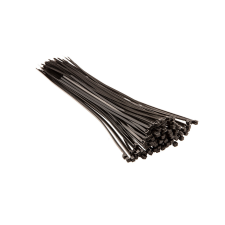 Top Tools KÁBELKÖTEGELŐ, gyorskötöző, 2,5mm x 300mm, fekete, 100db barkácsolás, csiszolás, rögzítés