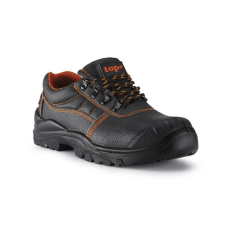 TOP Védőfélcipő S3 SRC narancs bélés acél orrmerevítő TOP FORREST-LOW, fekete, 38 munkavédelmi cipő