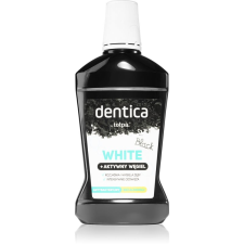Tołpa Dentica Black White fehérítő szájvíz aktív szénnel 500 ml szájvíz