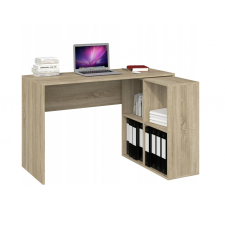 Topeshop PMN Íróasztal / számítógép + sarokpolc - Holzmeister - 120 cm - sonoma tölgy íróasztal
