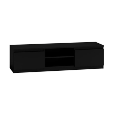 Topeshop PMN TV szekrény - Holzmeister - 140 cm - fekete bútor