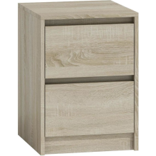 Topeshop Proda Viana K2 Éjjeliszekrény 2 fiókkal - Sonoma (K2 SONOMA) bútor