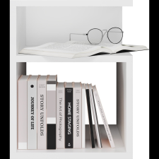 Topeshop WM-Meble Denton Éjjeliszekrény - Fehér (TINI BIEL) bútor