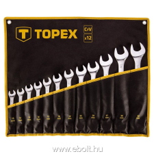 Topex csillag-villáskulcs készlet 10-32mm, 12db kézi eszköz