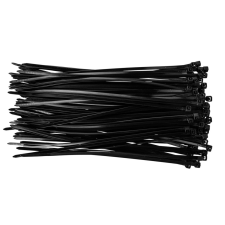 Topex KÁBELKÖTEGELŐ, gyorskötöző, 3,6mm x 200mm, fekete, 100db barkácsolás, csiszolás, rögzítés