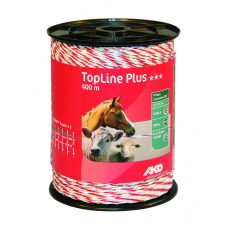  Topline Plus Vp.vezeték 400 m 9x0,3 TriCond fehér/piros haszonállat felszerelés