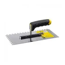 Topmaster fogazott glettvas műanyag nyéllel 280 x 130 mm 8x8 inox (6113504) kőműves és burkoló szerszám