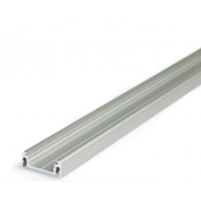 TOPMET Alumínium U profil LED szalaghoz , 2 méter/db , natúr , SURFACE14 villanyszerelés